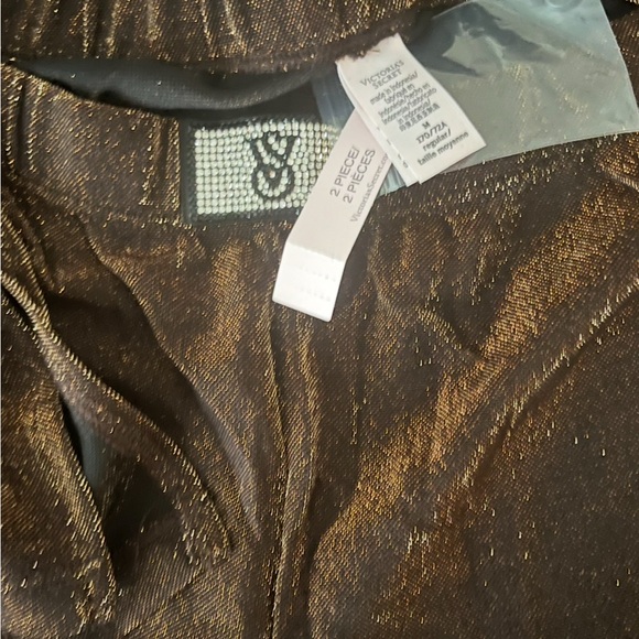 NWT Victoria secret shimmery pj set - Picture 7 of 7